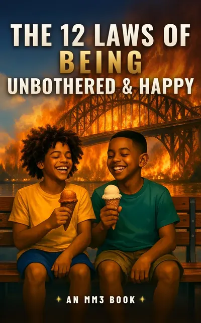 Cover of The 12 Laws of Being Unbothered & Happy